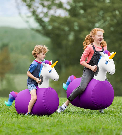 Inflatable Ride-On Hop 'n Go Unicorns