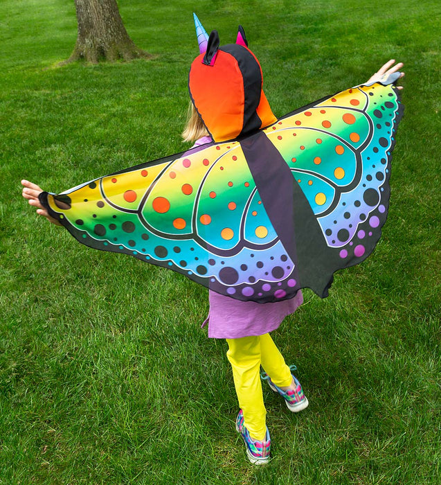 Rainbow Butterfly Unicorn Wings